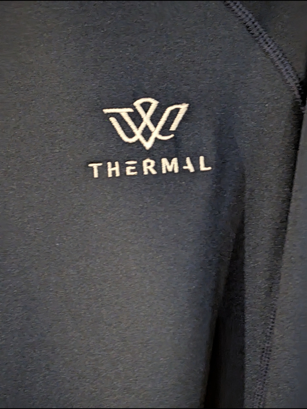J. Lindeberg Thermal Long Sleeve Top - Navy - Picture 2 of 6